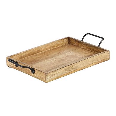 Stella & Eve Rectangular Decorative Tray Table Decor 3-piece Set