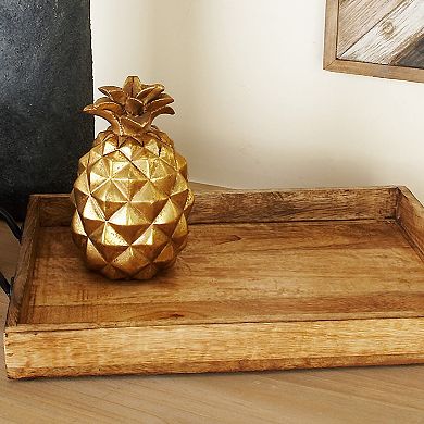 Stella & Eve Rectangular Decorative Tray Table Decor 3-piece Set