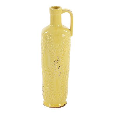 Stella & Eve Eclectic Ceramic Jug Vases with Handle 3-pc. Set