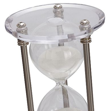Stella & Eve Glam Clear Hourglass Table Decor