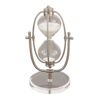 Stella & Eve Glam Sand Timer Swiveling Table Decor