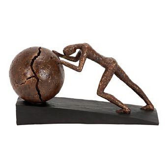 Stella & Eve Industrial Sisyphus Sculpture Table Decor