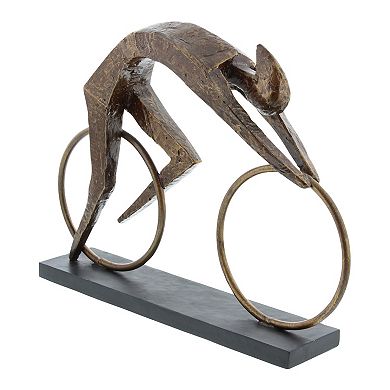 Stella & Eve Cyclist Bicycle Statue Table Decor