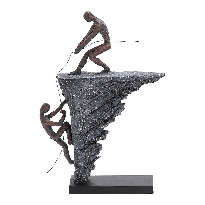 Stella & Eve Modern Climbing Together Sculpture Table Decor, Grey, Medium