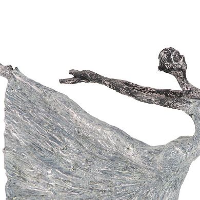 Stella & Eve Contemporary Woman Dancer Sculpture Table Decor