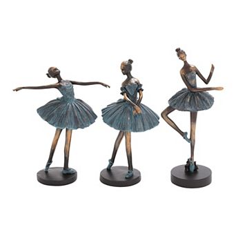 Stella & Eve Ballerina Sculpture Table Decor 3 pc Set