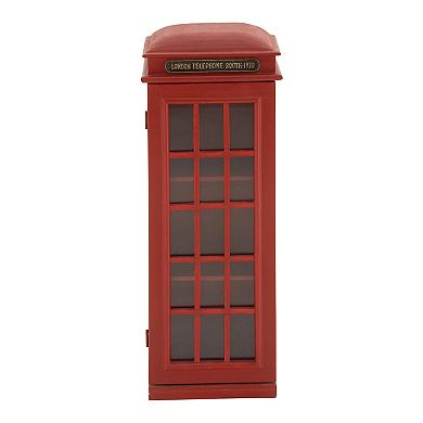 Stella & Eve Traditional Wooden Phone Booth CD Holder