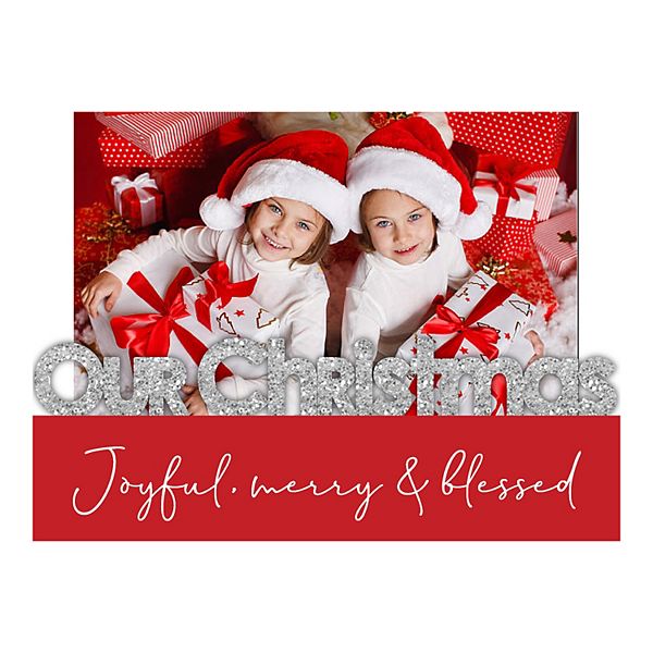 Malden 4" x 6" Our Christmas Frame Table Decor
