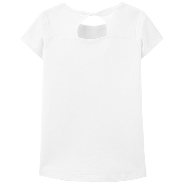 Girl 4-12 Carter's Graphic Keyhole-Back Tee