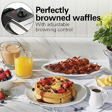 Hamilton Beach Durathon Belgian Waffle Maker