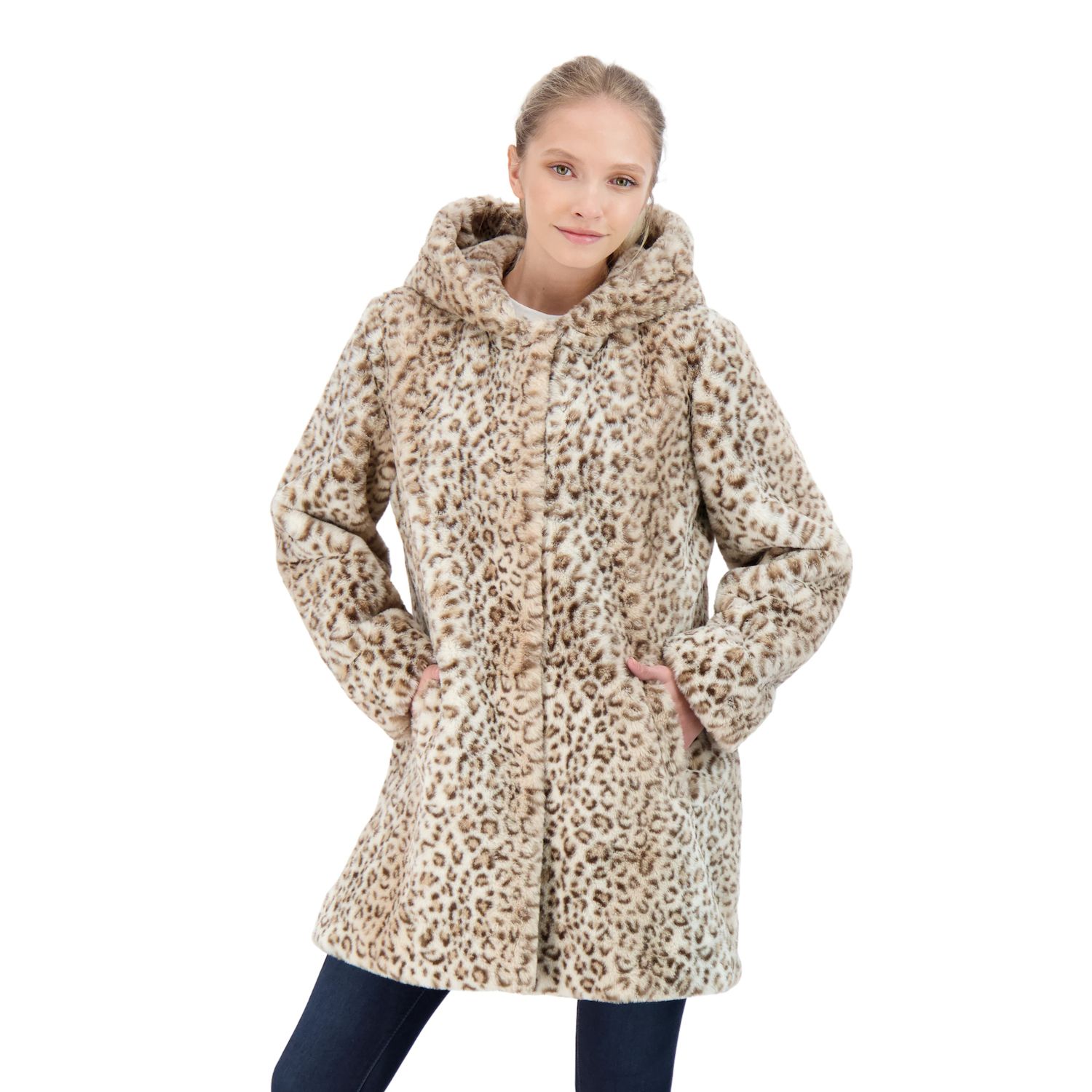 women's faux fur coats and jackets