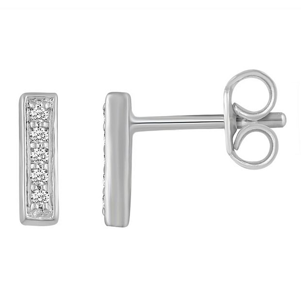 Kohls sterling silver stud on sale earrings