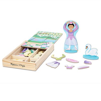 Melissa & Doug : Ballerina/Fairy Magnetic Dress-Up Play Set