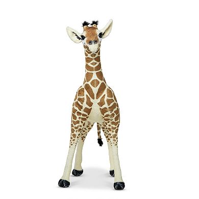 Melissa & Doug Lifelike 3-Foot Plush Standing Baby Giraffe Stuffed Animal
