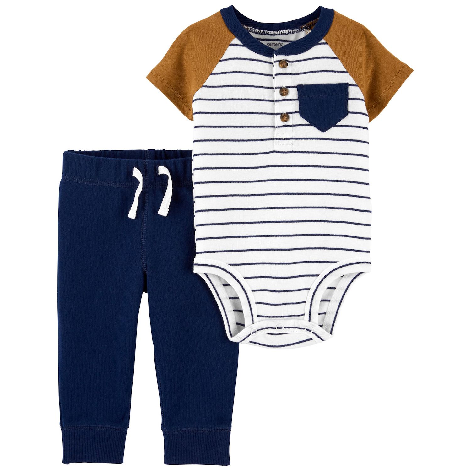 baby boy henley bodysuit