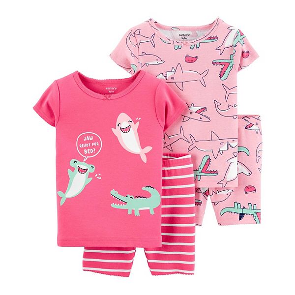 Baby Girl Carter's 4 Piece Pajama Set