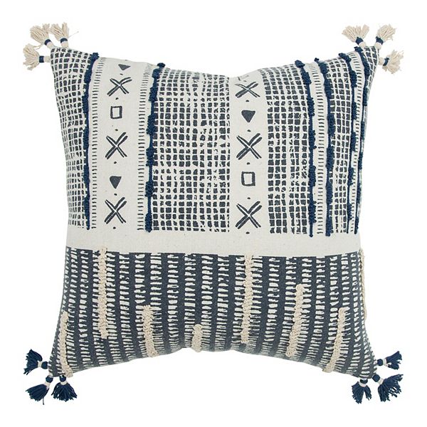 Rizzy Home Cassie Down Filled Throw Pillow