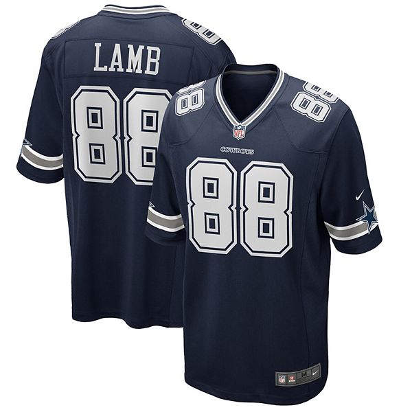 Men's Nike CeeDee Lamb Navy Dallas Cowboys 2020 NFL Draft First Round Pick  Game Jersey