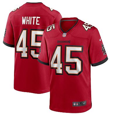 Men's Nike Devin White Red Tampa Bay Buccaneers Player Game Jersey
