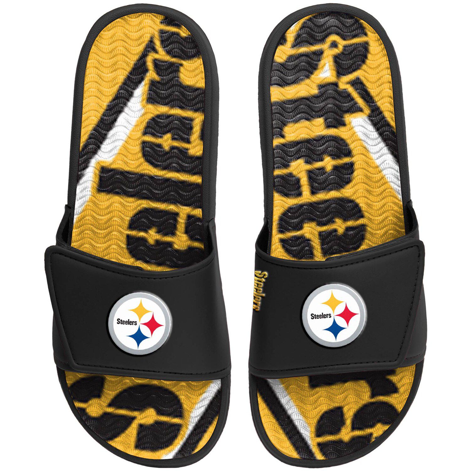 steelers slippers mens