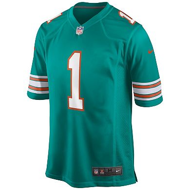 Men's Nike Tua Tagovailoa Aqua Miami Dolphins Alternate Game Jersey