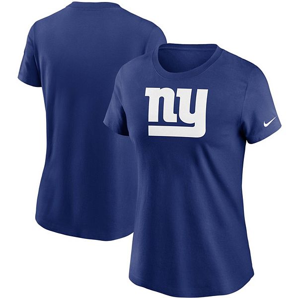 Women's Nike Royal New York Giants Logo Essential T-Shirt
