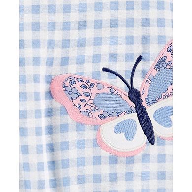 Baby Girl Carter's Butterfly Cotton Romper
