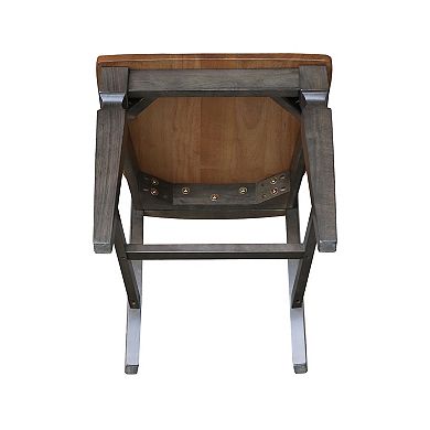 International Concepts Vista Slatback Chair 2-piece Set