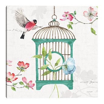 Fine Art Canvas Dogwood Garden VII Wall Art