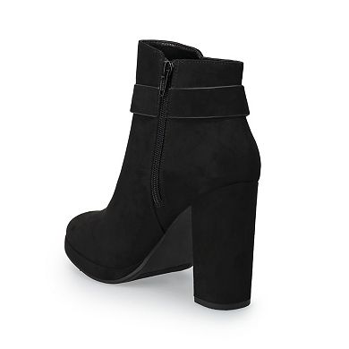 LC Lauren Conrad Avant Women's High Heel Ankle Boots