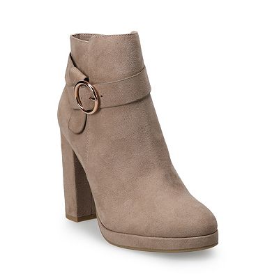 LC Lauren Conrad Avant Women s High Heel Ankle Boots