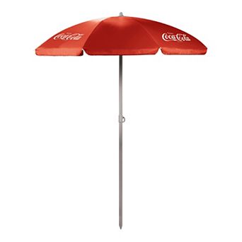 Oniva Enjoy Coca-Cola 5.5 Ft. Portable Beach Umbrella