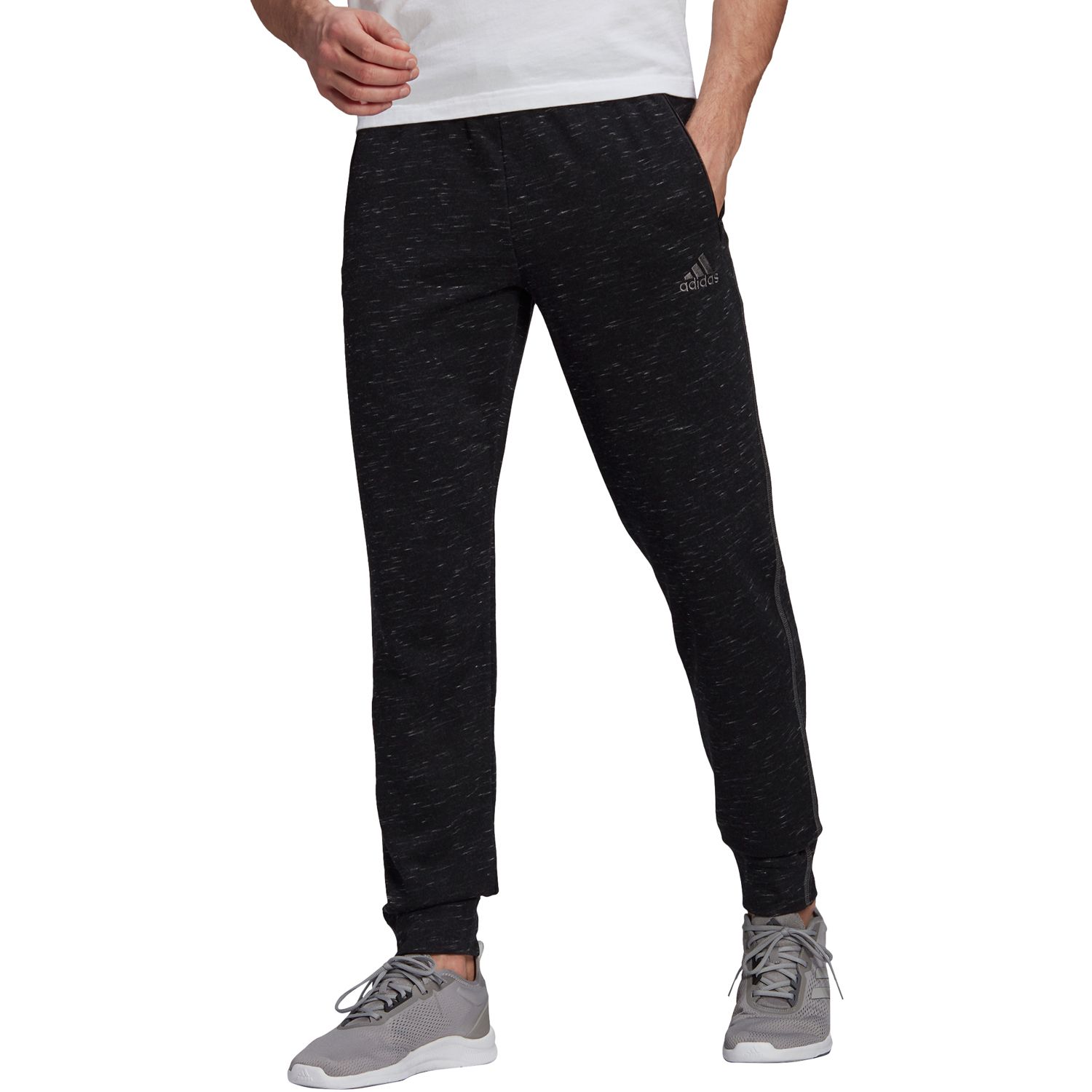 adidas black training pants