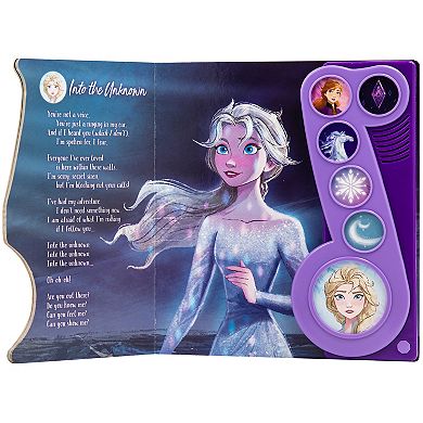 Disney's Frozen 2 "Into the Unknown" Little Music Note 6 Button Book