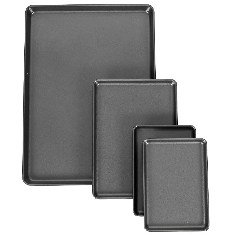 UPC 070896097521 product image for Wilton Oven Maximizer 4-pc. Bakeware Set, Grey | upcitemdb.com