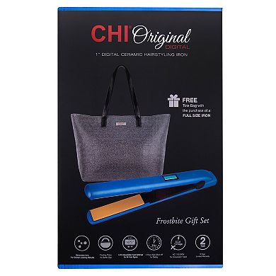 CHI Digital Ceramic Hairstyling Iron 1" with Bonus Tote Bag