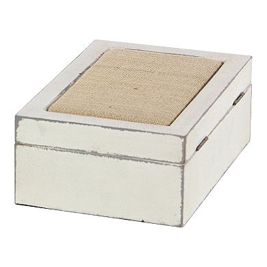 Stella & Eve Distressed Decorative Box Table Decor 2-piece Set
