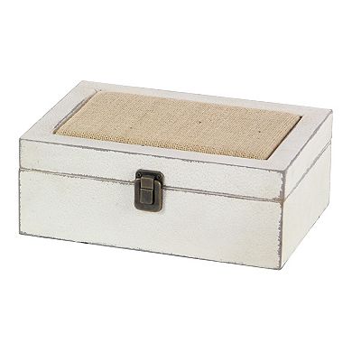 Stella & Eve Distressed Decorative Box Table Decor 2-piece Set