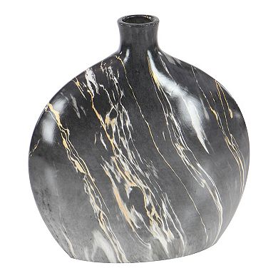 Stella & Eve Marbled Flat Oval Vases 3-pc. Set