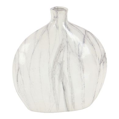 Stella & Eve Marbled Flat Oval Vases 3-pc. Set