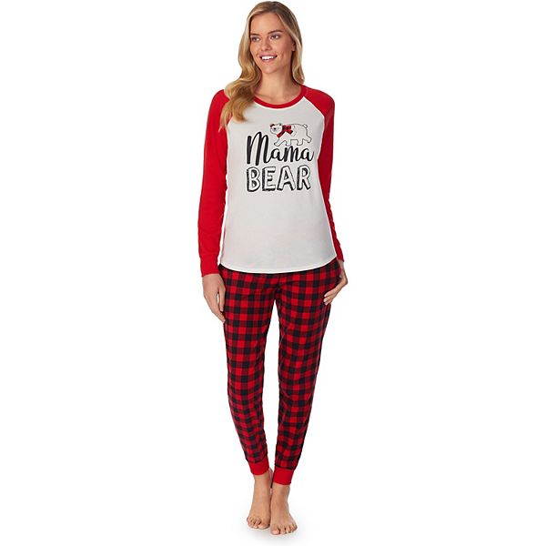 Women's Jammies For Your Families® Cool Bear Pajama Shirt & Pajama ...