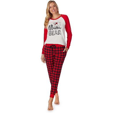 Women's Jammies For Your Families® Cool Bear Pajama Shirt & Pajama Pants Set by Cuddl Duds