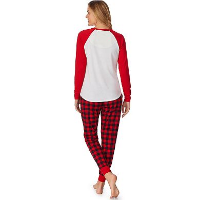 Women's Jammies For Your Families® Cool Bear Pajama Shirt & Pajama Pants Set by Cuddl Duds