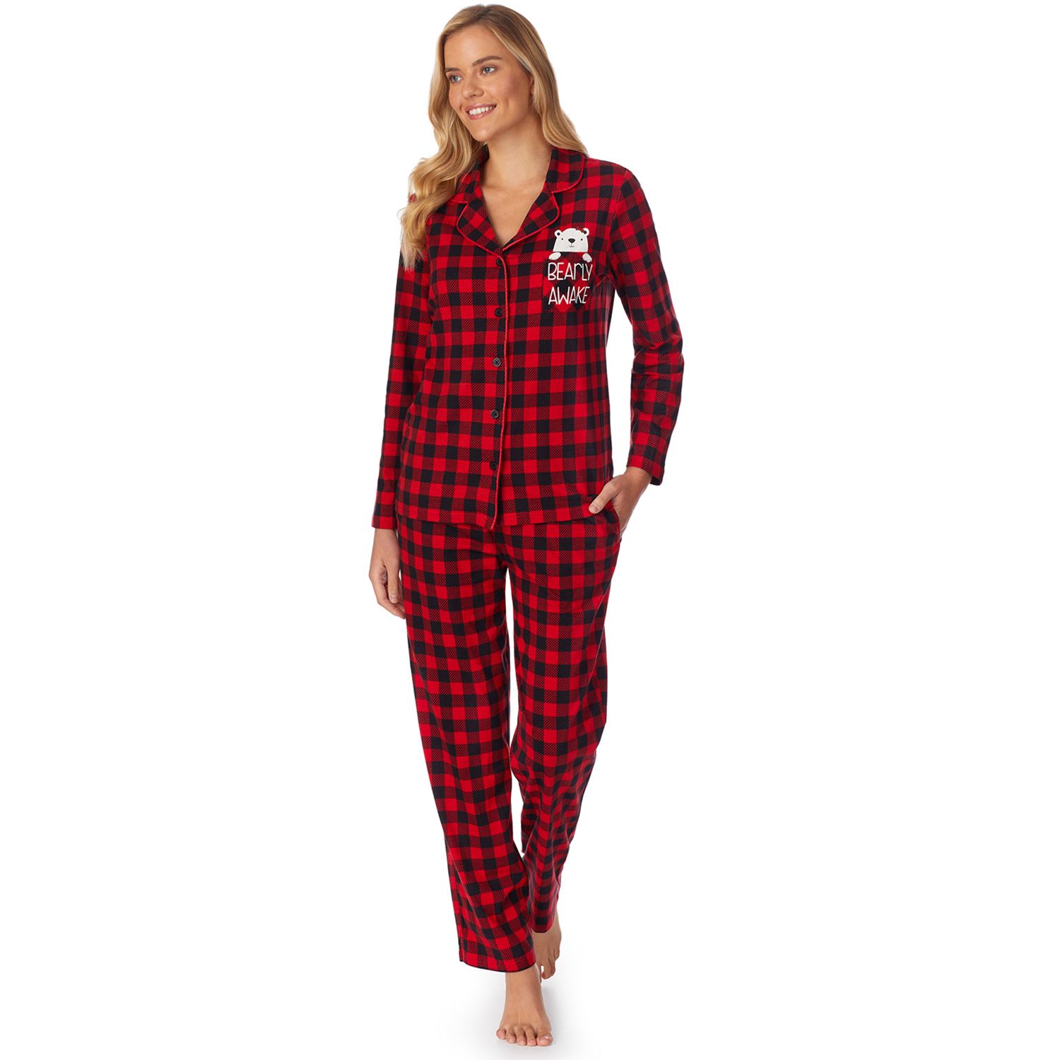 plaid pajamas womens