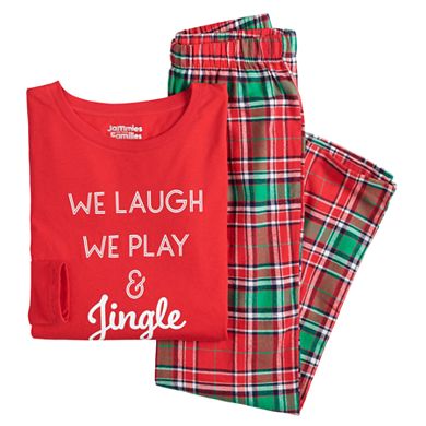Women's Jammies For Your Families® Jingle All The Way Top & Pants Pajama Set