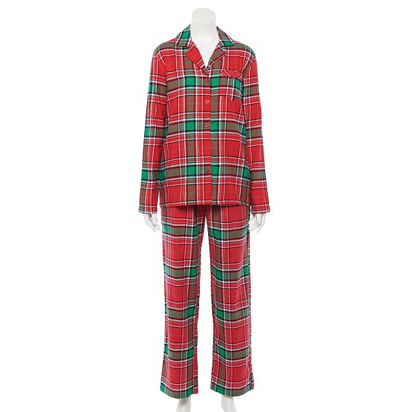 Women's Jammies For Your Families® Jingle All The Way Flannel Top