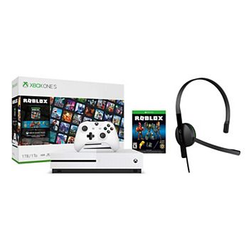 Xbox One S 1tb Roblox Gaming Console Bundle With Headset