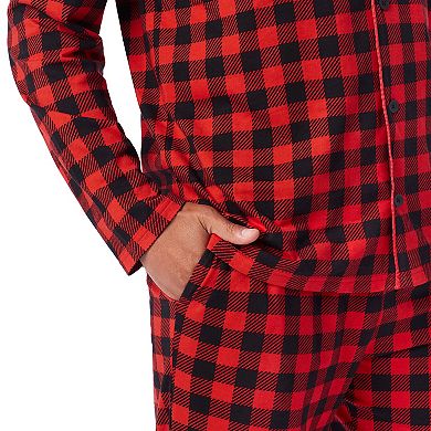 Men's Jammies For Your Families® Cool Bear Plaid Top & Pants Pajama Set by Cuddl duds