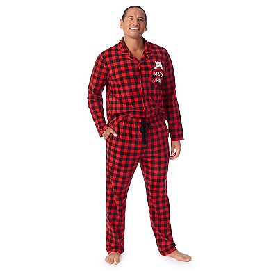 Men's Jammies For Your Families® Cool Bear Plaid Top & Pants Pajama Set by Cuddl duds