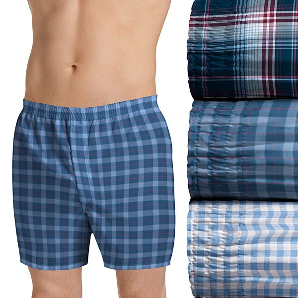 Jockey Men's White Full Cut Woven Boxers 3pk style #9900 – The Right Choice